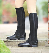 Shires Childrens Suede Half Chaps